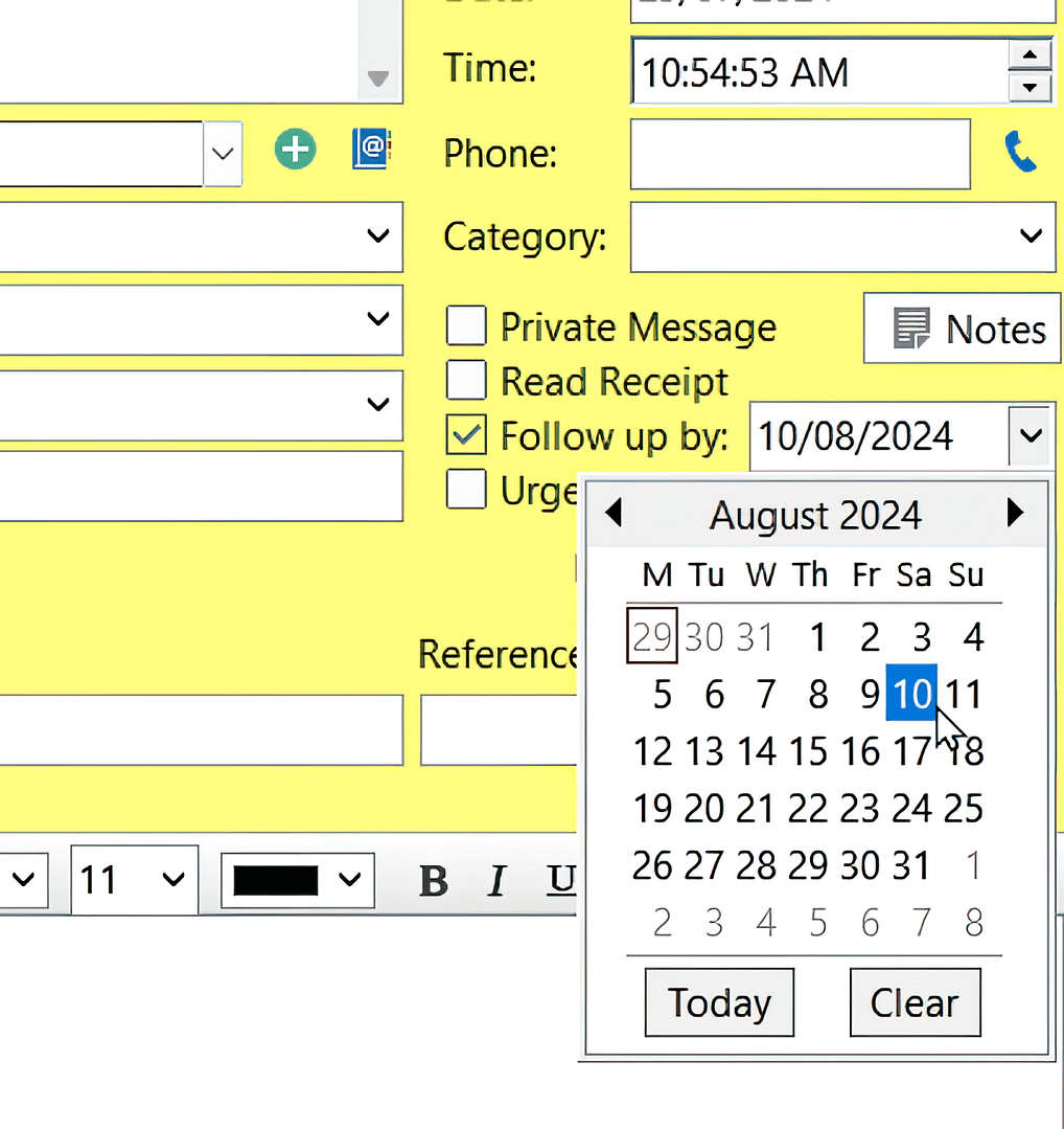 call log software
