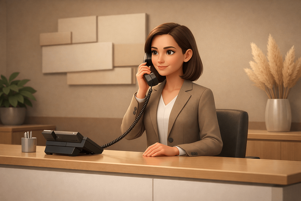 Business Woman on Phone