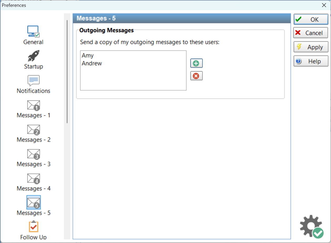 phone message log