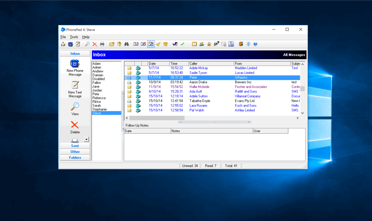 PhonePad 4 and Windows 10