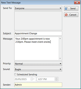 TextMessenger New Message