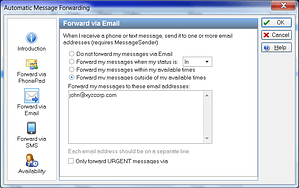 Automatic Message Forwarding