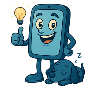 Phone Dude with Phone Dog