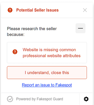 fakespot example