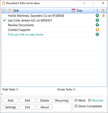 telephone message slip software