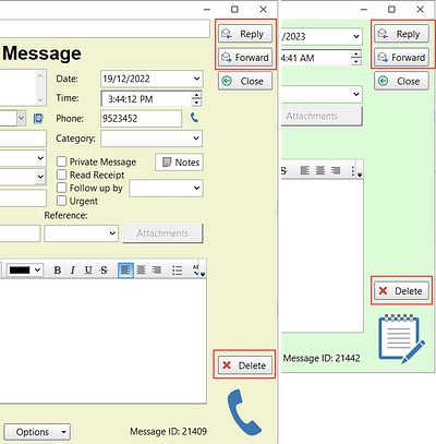 The perfect way to log phone calls fast.