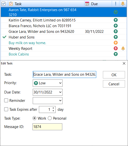 Set a Due Date for To Do List Tasks