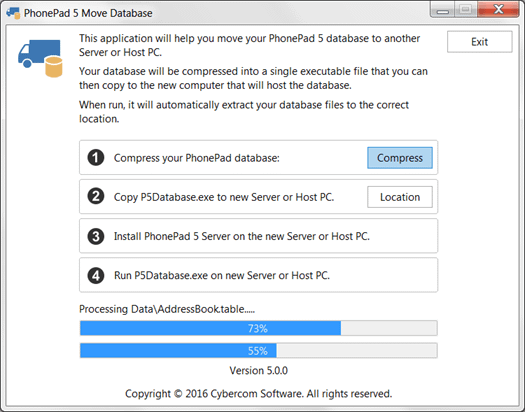 Move Your PhonePad 5 Database