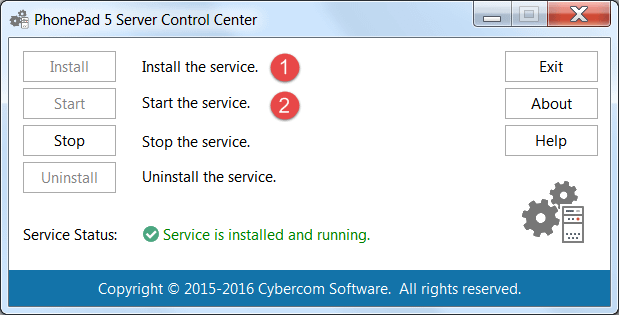 PhonePad 5 Server Control Center