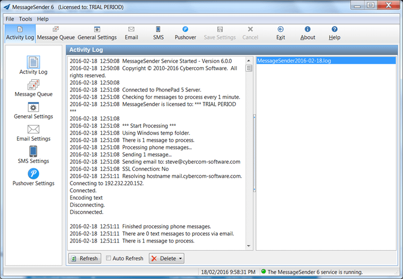 Automatic Phone Message Forwarding
