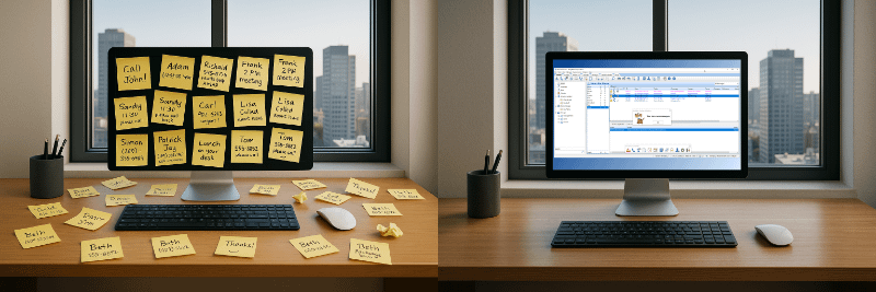 PhonePad replaces sticky notes.
