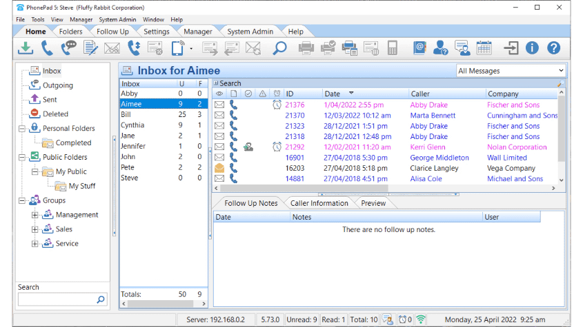 phone log software