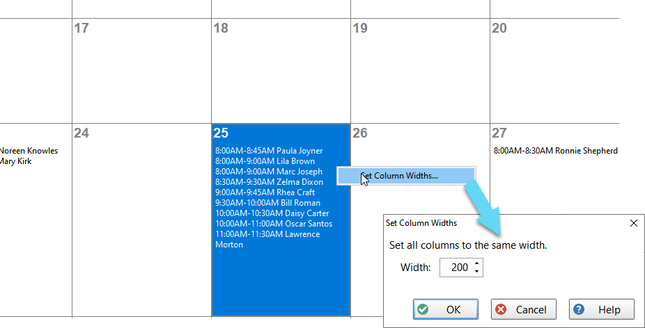 Appointment scheduling